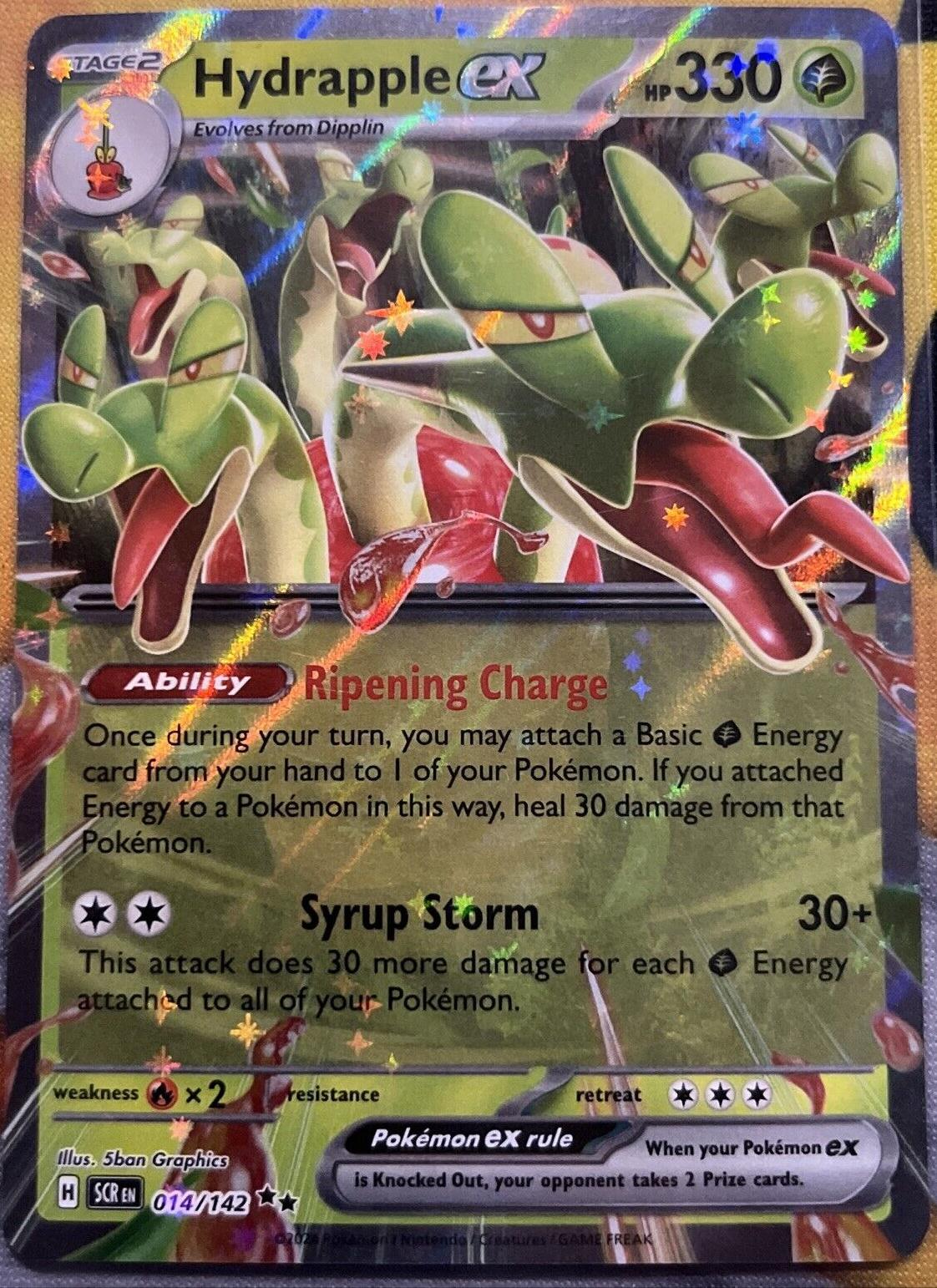 Stellar Crown Hydrapple Ex [Cosmos-Holo] Pokémon card